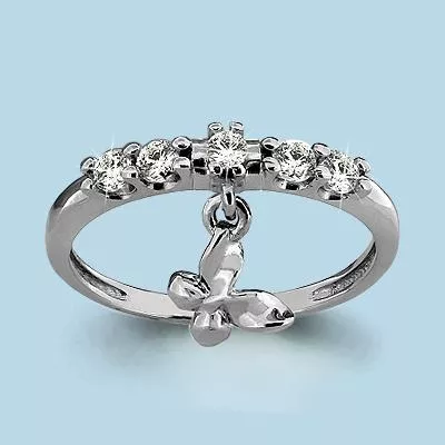 Кольцо, серебро, артикул LV63654А