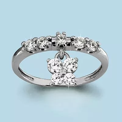 Кольцо из серебра, артикул LV63653А