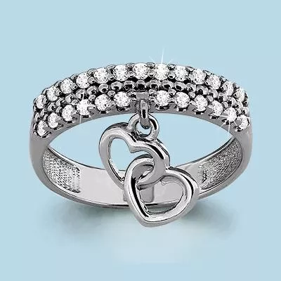 Кольцо, серебро, артикул LV63648А