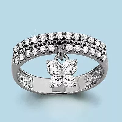 Кольцо из серебра, артикул LV63644А