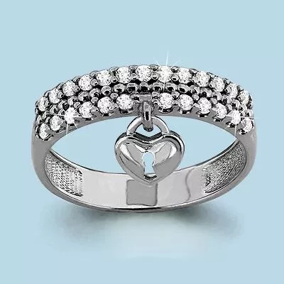 Кольцо, артикул LV63643А, серебро