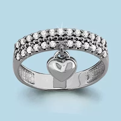 Кольцо, серебро, артикул LV63642А