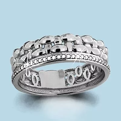 Кольцо из серебра, артикул LV63619А