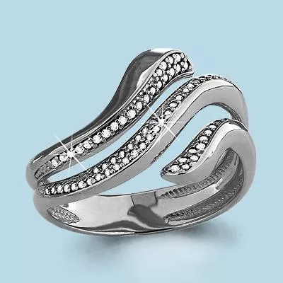 Кольцо, артикул LV63616А, серебро