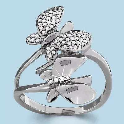 Кольцо, серебро, артикул LV63609А