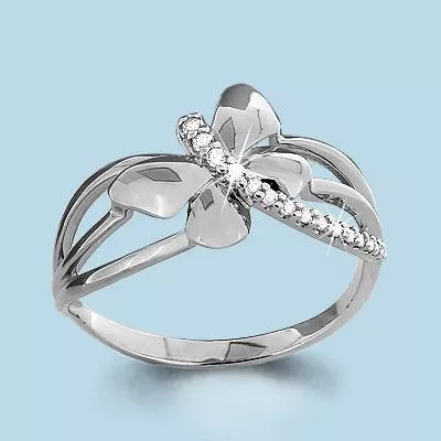 Кольцо из серебра, артикул LV63607А