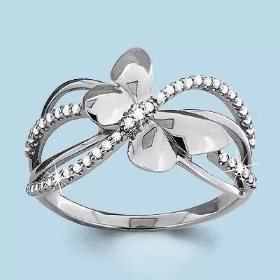 Кольцо, серебро, артикул LV63600А