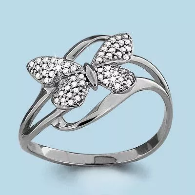 Кольцо из серебра, артикул LV63596А