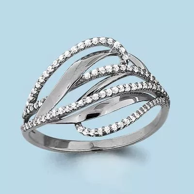 Кольцо, серебро, артикул LV63571А