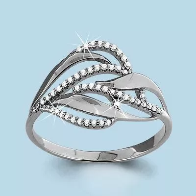 Кольцо, артикул LV63570А, серебро