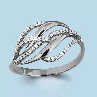 Кольцо из серебра, артикул LV63569А