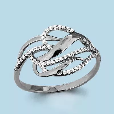 Кольцо, артикул LV63564А, серебро