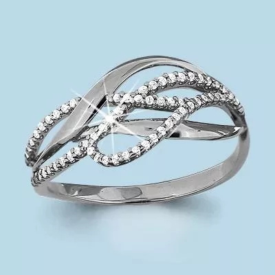 Кольцо, артикул LV63558А, серебро