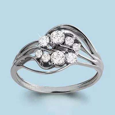 Кольцо из серебра, артикул LV63533А