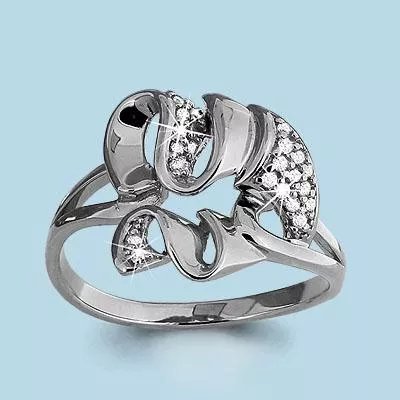 Кольцо, серебро, артикул LV63466А