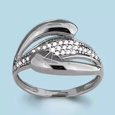 Кольцо из серебра, артикул LV63458А