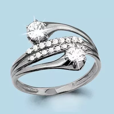 Кольцо из серебра, артикул LV63424А