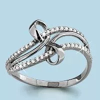 Кольцо, артикул LV63417А, серебро