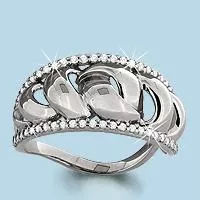 Кольцо из серебра, артикул LV63410А