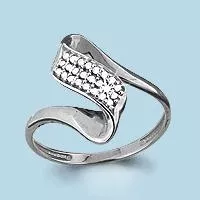 Кольцо из серебра, артикул LV63393А