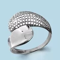 Кольцо из серебра, артикул LV63390А