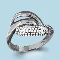 Кольцо, артикул LV63388А, серебро