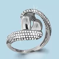 Кольцо, артикул LV63382А, серебро