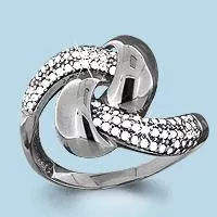 Кольцо, серебро, артикул LV63380А