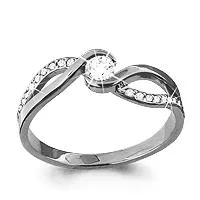 Кольцо, артикул LV63351А, серебро