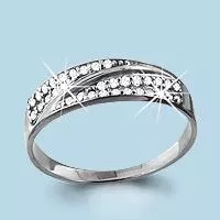 Кольцо из серебра, артикул LV63350А