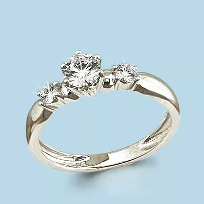 Кольцо, артикул LV63227, серебро