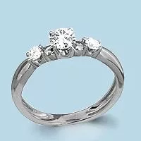 Кольцо из серебра, артикул LV63226