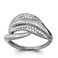 Кольцо, артикул LV63188А, серебро