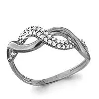 Кольцо, артикул LV63176А, серебро