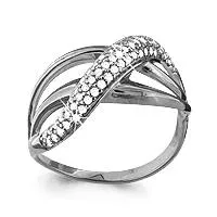 Кольцо, серебро, артикул LV63163А