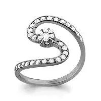 Кольцо, артикул LV63066А, серебро