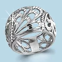 Кольцо, артикул LV63057А, серебро