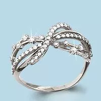 Кольцо из серебра, артикул LV63042А