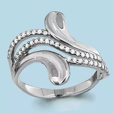 Кольцо из серебра, артикул LV63012А