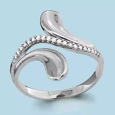 Кольцо, артикул LV63010А, серебро