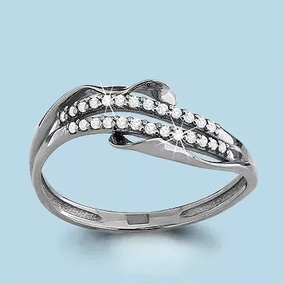 Кольцо, артикул LV62995А, серебро