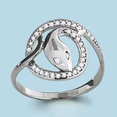 Кольцо, артикул LV62989А, серебро