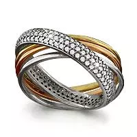 Кольцо из золота  - артикул LV63105А