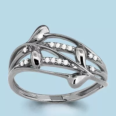 Кольцо, артикул LV62910А, серебро