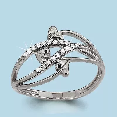 Кольцо, серебро, артикул LV62902А