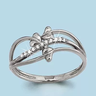 Кольцо, артикул LV62901А, серебро