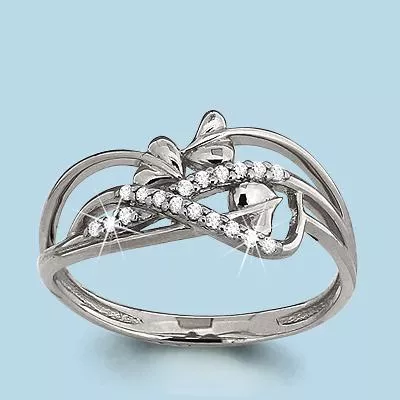 Кольцо из серебра, артикул LV62900А