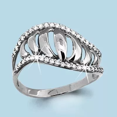 Кольцо, артикул LV62872А, серебро