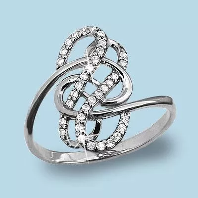 Кольцо из серебра, артикул LV62837А