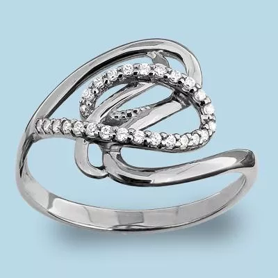 Кольцо, артикул LV62835А, серебро